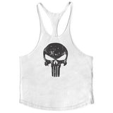 Skull Bodybuilding Sleeveless Shirt