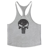 Skull Bodybuilding Sleeveless Shirt