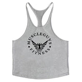 Skull Bodybuilding Sleeveless Shirt