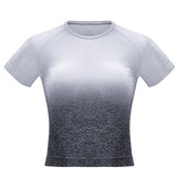 Pink and Gray Fitness T-shirts
