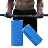 Dumbbell Barbell Grip Bar Pad Handles Silicone Anti-slip Protect