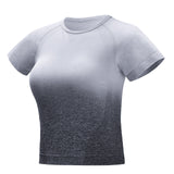 White and Blue Fitness T-shirts
